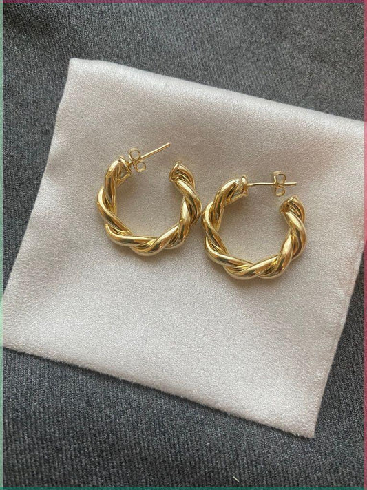 Funky resin polish artificial earrings
