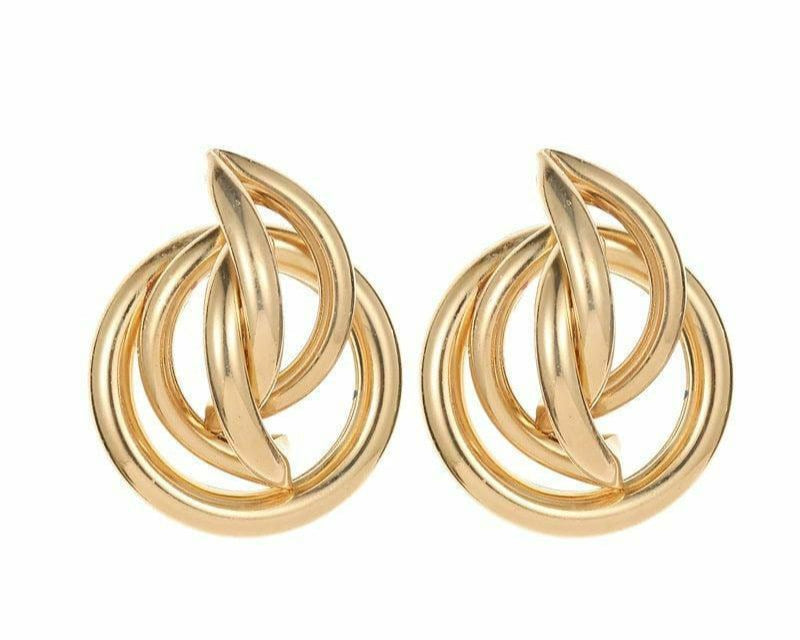 Tangle loop earrings