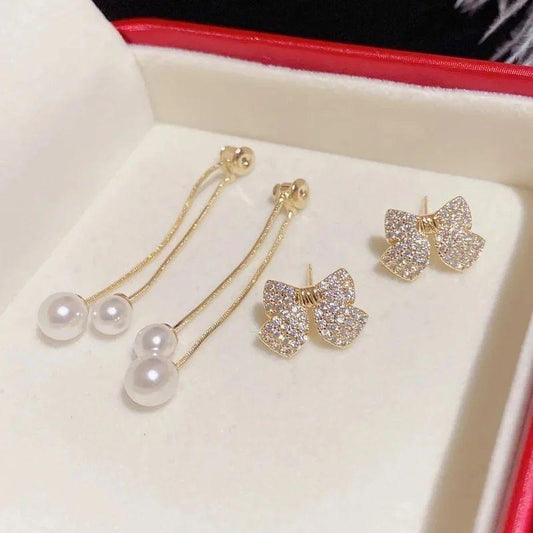 Charms Hanging Gold Plated Dangling Earrings