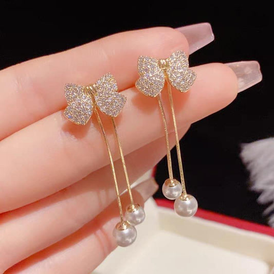 Charms Hanging Gold Plated Dangling Earrings